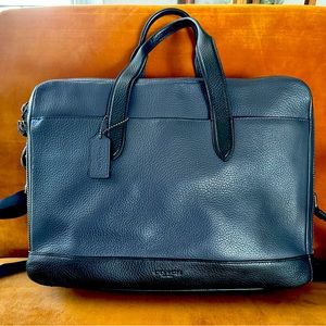 COACH HAMILTON DAY BRIEF (COACH F27617)
MIDNIGHT NAVY/BLACK ANTIQUE NICKEL